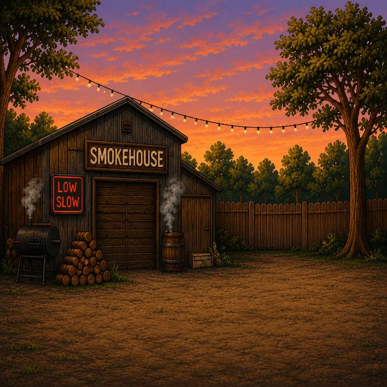 BBQ Smokehouse location artwork